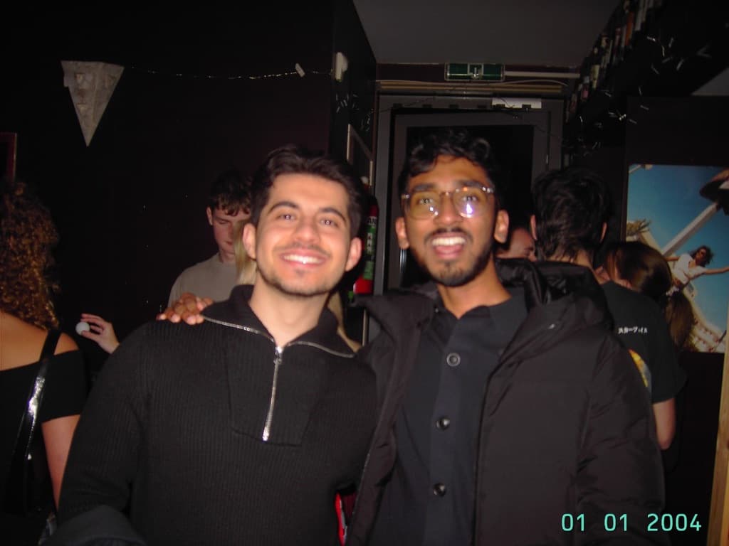 Bhuvan and Mir at an event in Eindhoven