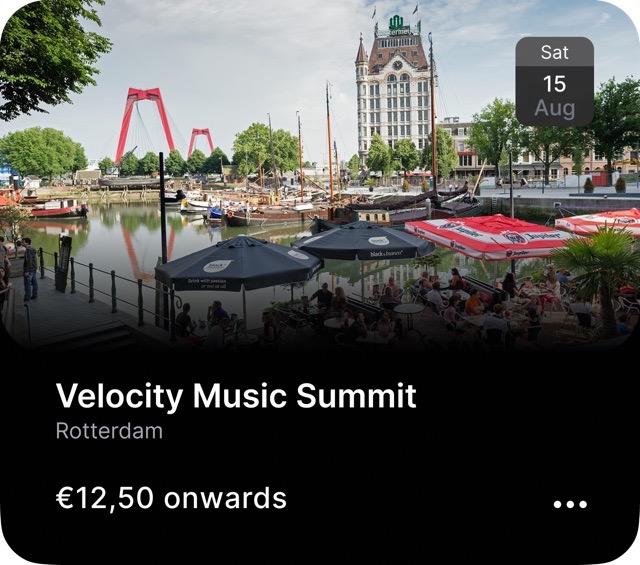 Velocity Music Summit - Rotterdam, Sat 15 Aug, from 12.50 euros